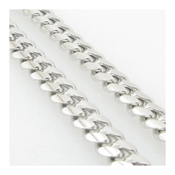 Mens .925 Italian Sterling Silver Cuban Link Chain Length - 30 inches Width - 6mm 4