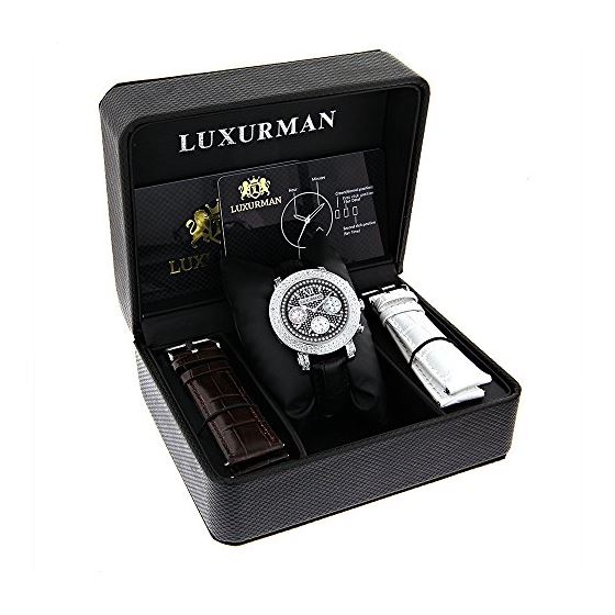 Ladies Genuine Diamond Watch By LUXURMAN 0.3Ct-4