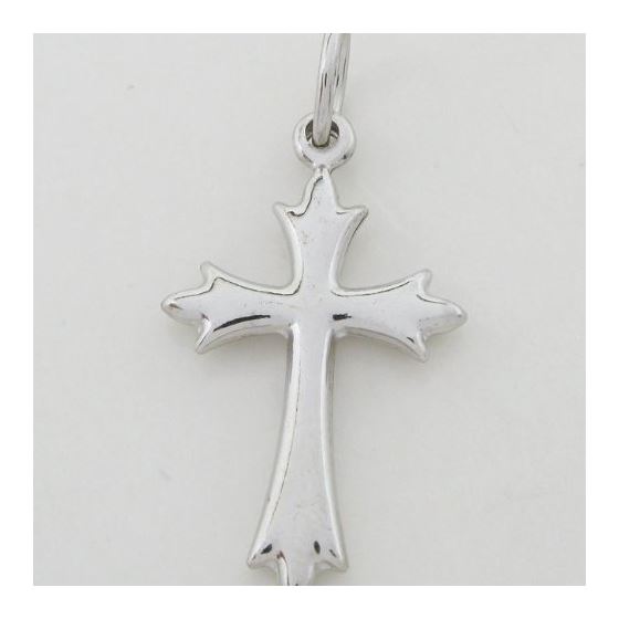 Fancy structure cross pendant SB49 34mm tall and 17mm wide 4