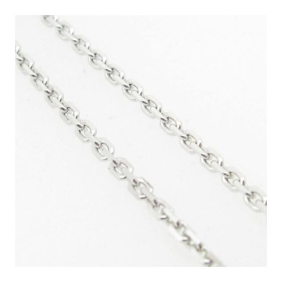 Ladies .925 Italian Sterling Silver Rolo Link Chain Length - 16 inches Width - 1.5mm 4