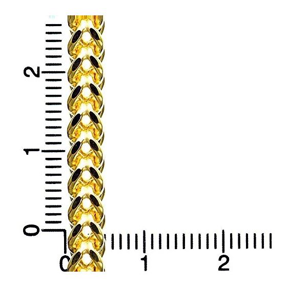 10K YELLOW Gold HOLLOW FRANCO Chain - 26 Inches Long 4.5MM Wide 4