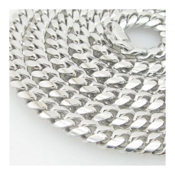 Mens .925 Italian Sterling Silver Cuban Link Chain Length - 30 inches Width - 6mm 2