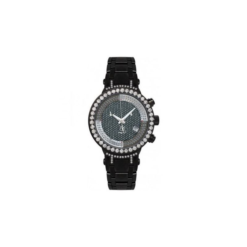 Ladies Joe Rodeo Diamond Watch 2ct Black 89225 1