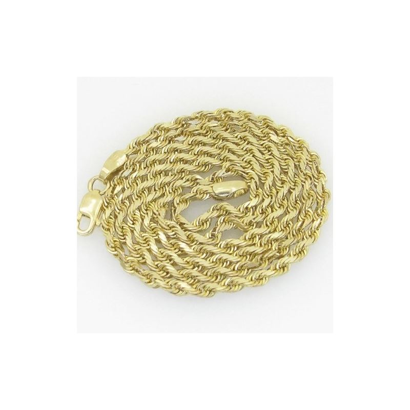 10K Yellow Gold rope chain GC12 61551 1