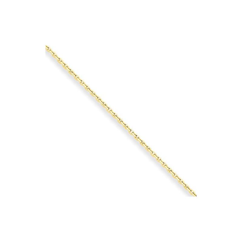 10K YELLOW Gold SOLID CABLE-DIAMOND CUT  61725 1