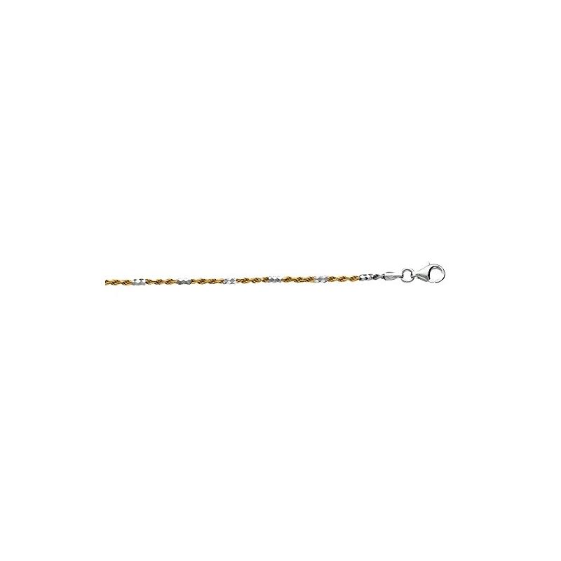 Sterling Silver with Yellow Rhodium Fini 79938 1