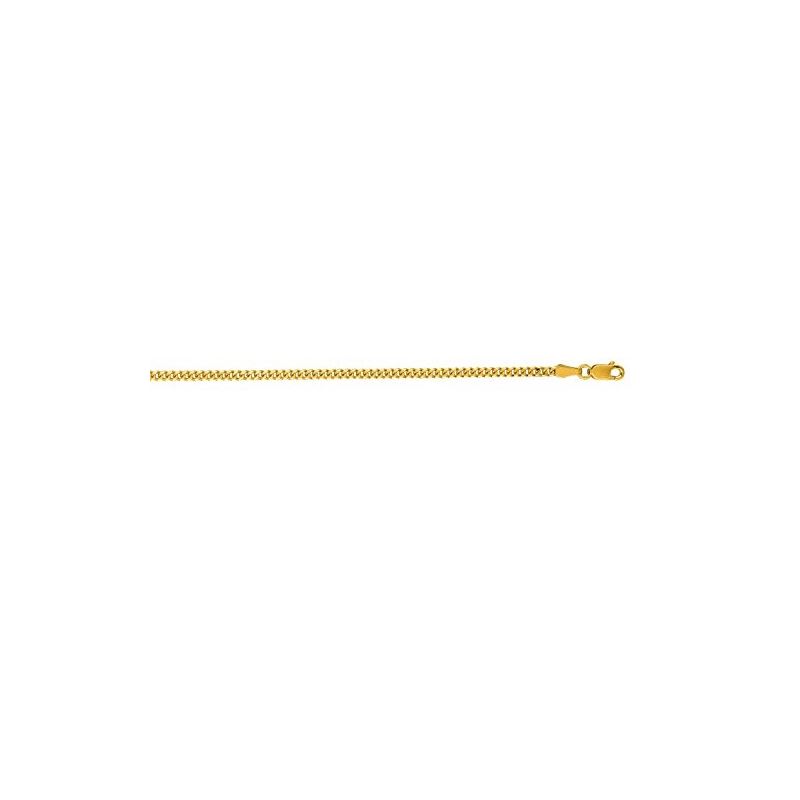 14K Yellow Gold 2.0mm wide Diamond Cut G 66683 1