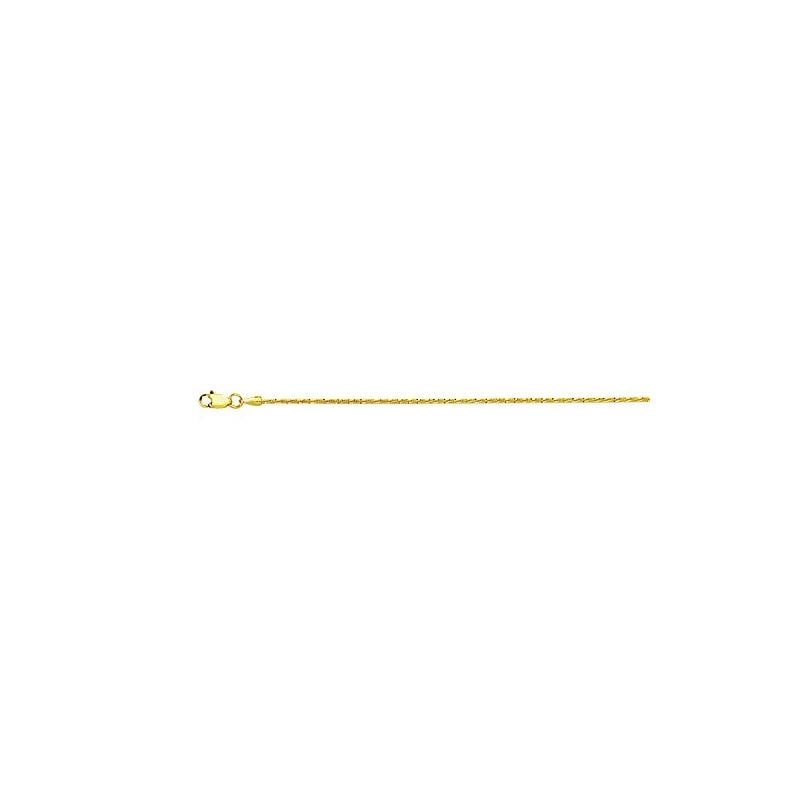 "10K Yellow Gold Sparkle Chain 16"" inches 61995 1