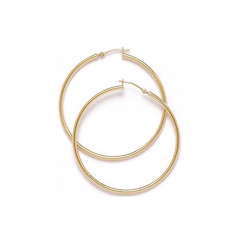 14K Gold Hoop Earrings HE43 69044 1