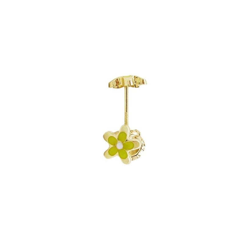 14K Yellow gold Flower stud earrings for 68253 1