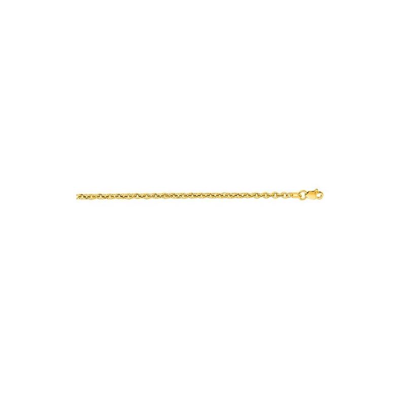 14K Yellow Gold 3.0mm wide Diamond Cut F 66766 1