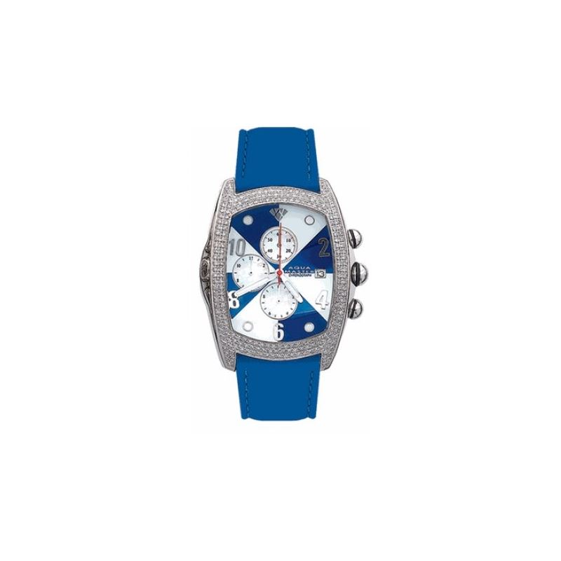 Aqua Master Aqua Steel Diamond Watch Blu 27838 1