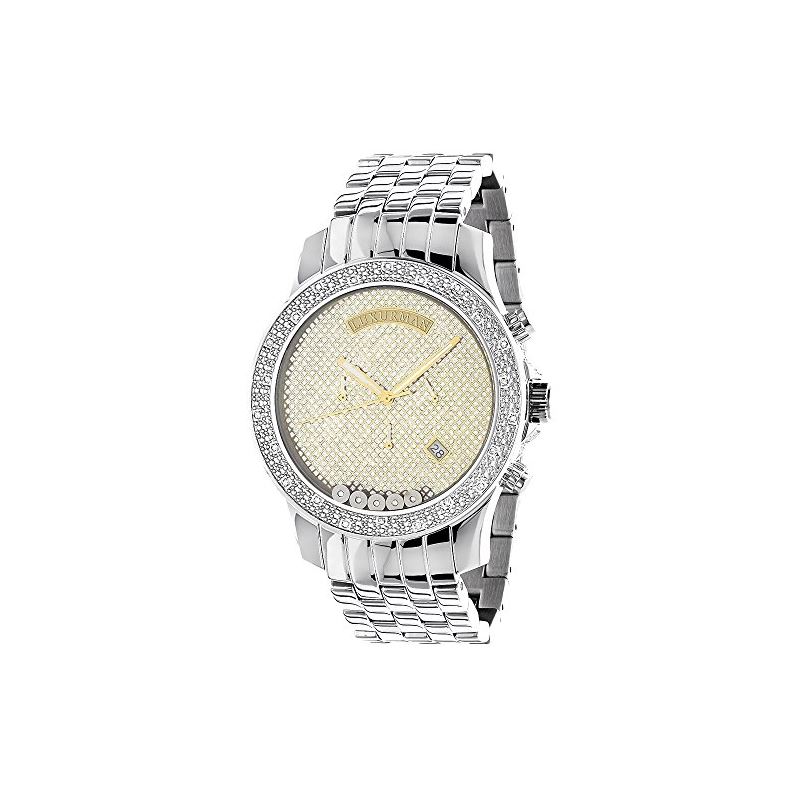 Mens Diamond Watches Diamond Wristwatch .30Ct