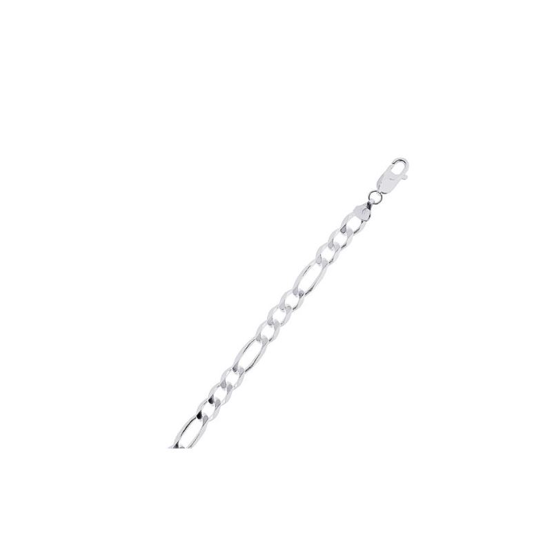 Sterling Silver 7.8 mm Wide Figaro Chain 88360 1