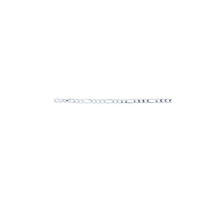 Sterling Silver Figaro Chain 8 1/2 Inch  80594 1