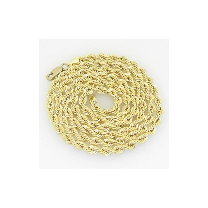 10K Yellow Gold rope chain GC8 61611 1