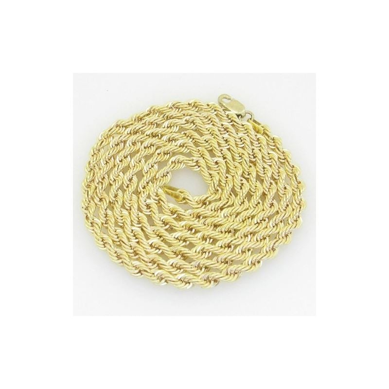 10K Yellow Gold rope chain GC4 61596 1