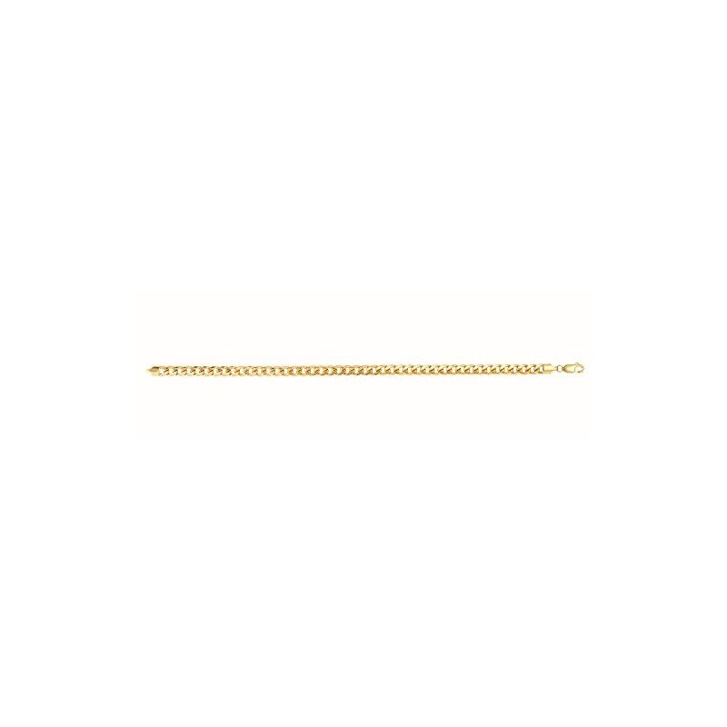 10K Yellow Gold 4.5Mm Light Miami Cuban 22 And Nec