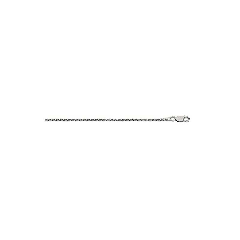 Sterling Silver 1.4 mm Wide Rhodium Plat 80698 1