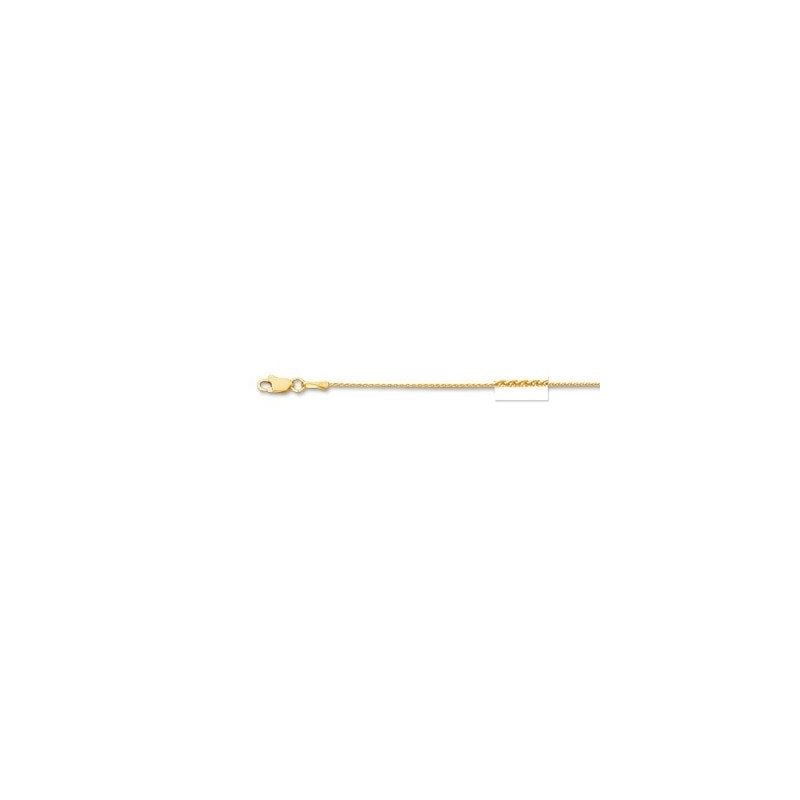 14K Yellow Gold 1.0mm wide Shiny Round D 66460 1