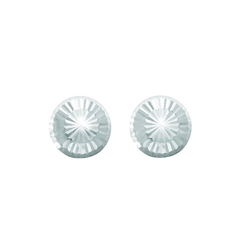 14K White Gold Ladies Post Earrings WER3 65625 1