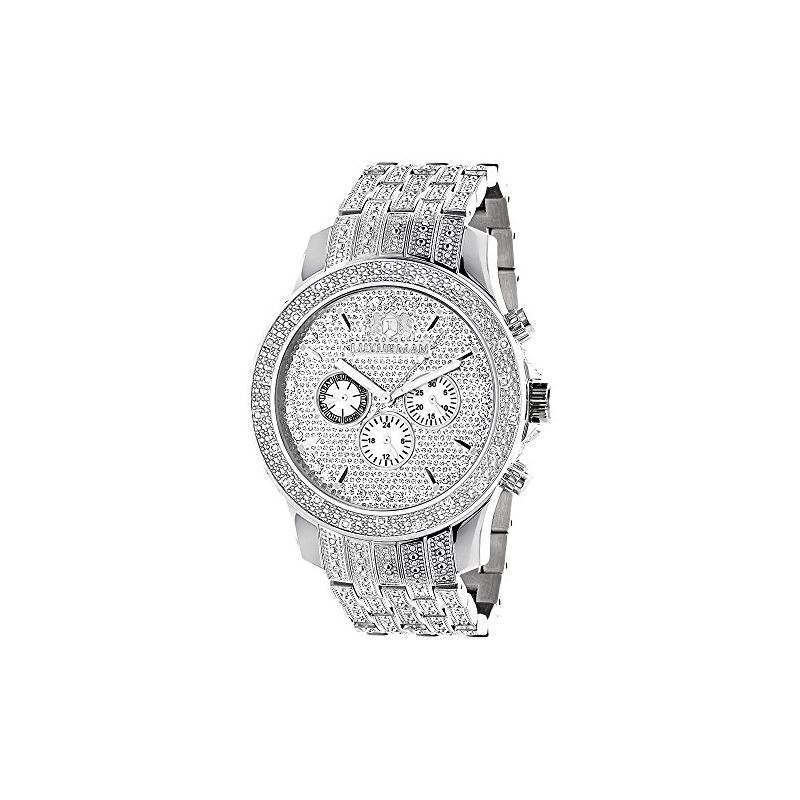 Raptor Iced Out Mens Diamond Bezel Band And Watch