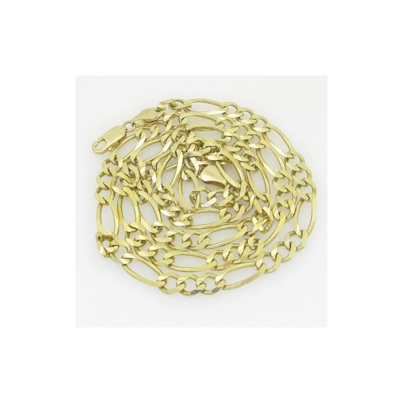 10K Yellow Gold figaro open chain GC68 60861 1