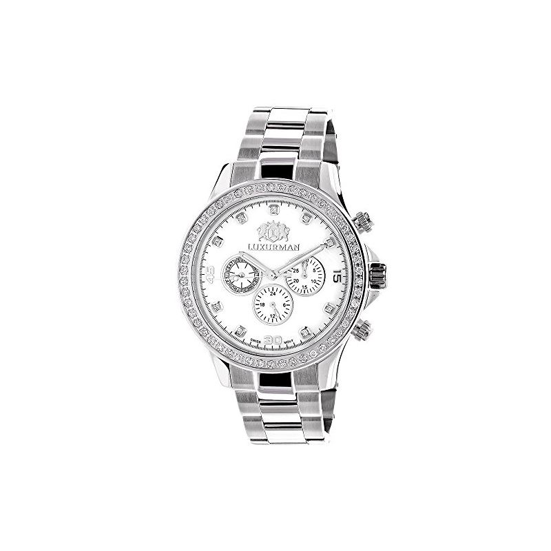 Real Diamond Watches For Men: Luxurman L 89748 1
