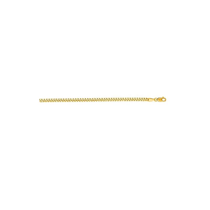 "14K Yellow Gold Gourmette Chain 18"" inch 68411 1