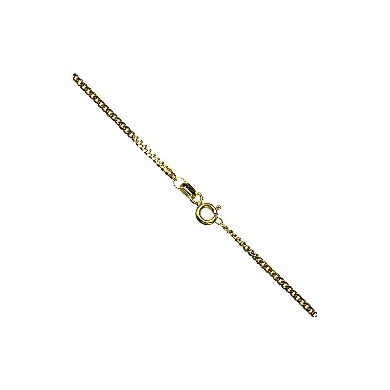 10K YELLOW Gold SOLID ITALY CUBAN Chain  61866 1