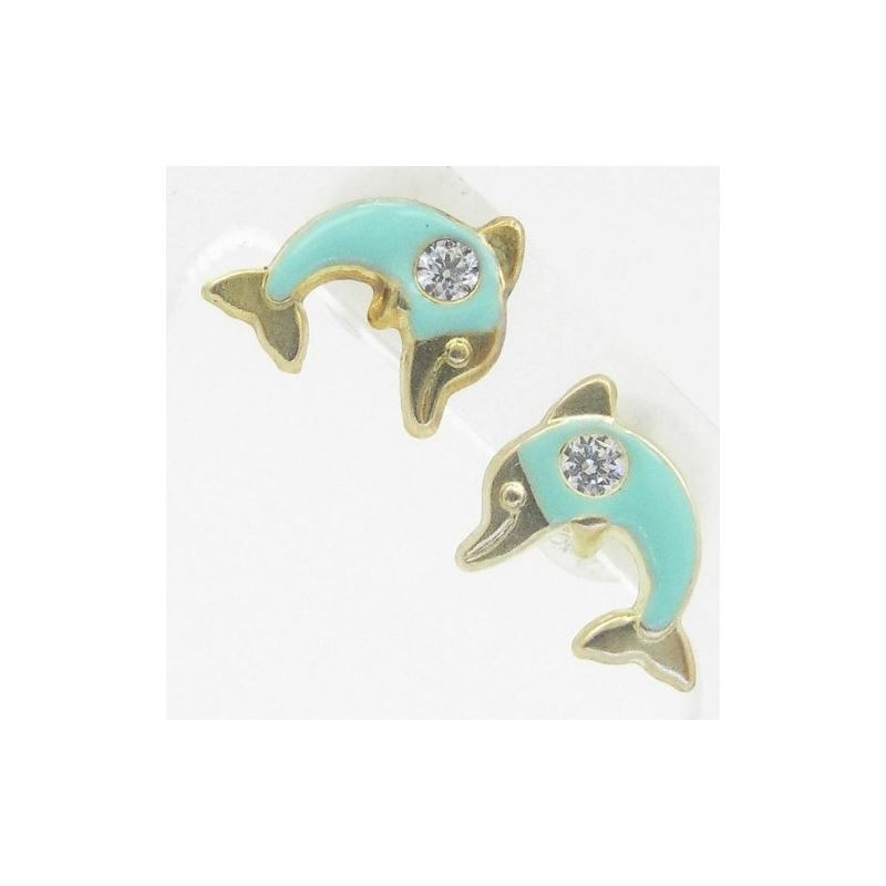 14K Gold Earrings heart star flower dolp 63768 1