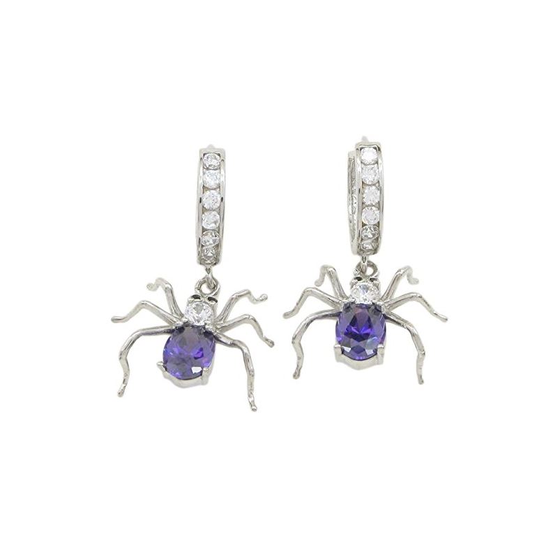Womens Purple precious stone spider chan 84268 1
