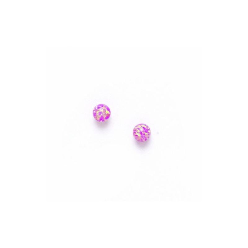 14K Yellow Gold ball studs earrings scre 67113 1