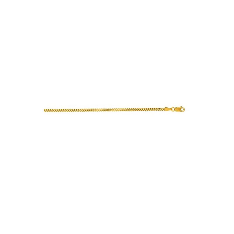 "10K Yellow Gold Gourmette Chain 20"" inch 60944 1