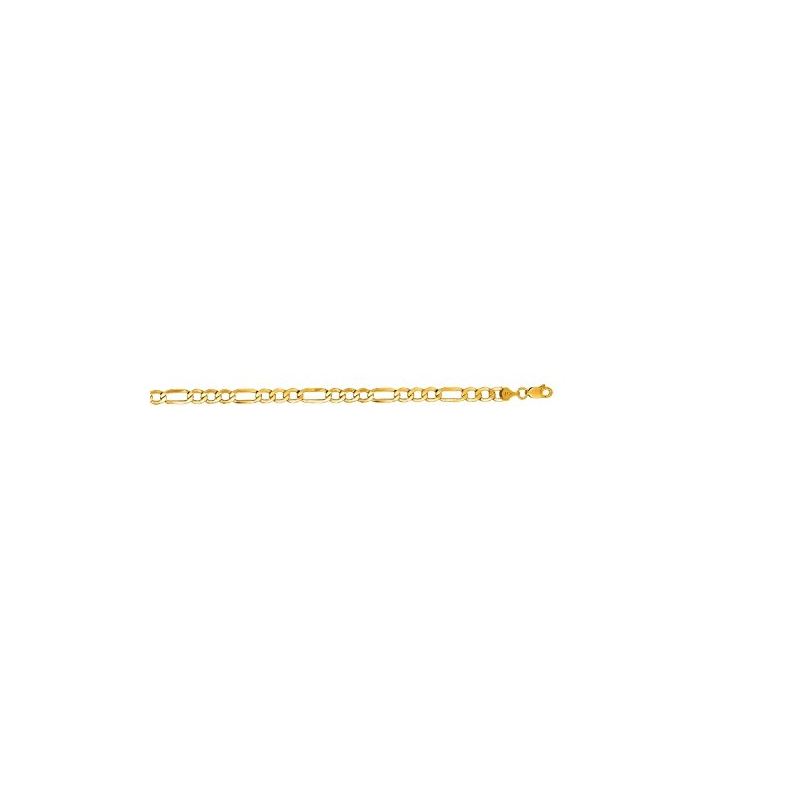 "14K Yellow Gold Light Figaro Chain 20"" i 69410 1