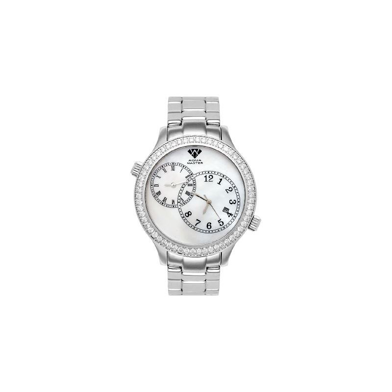 NEW! Men's Rio Two-Time-Zone Diamond Watch, 2.