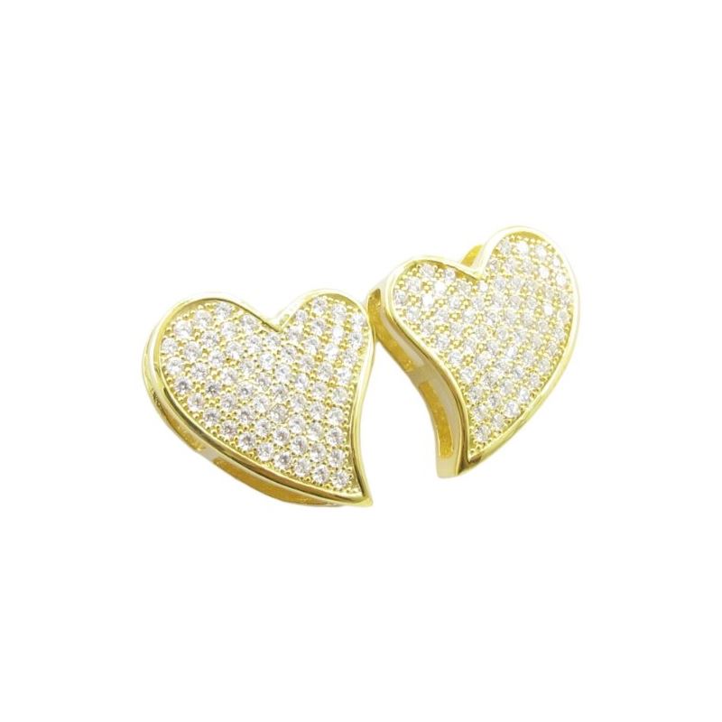 Womens .925 sterling silver Yellow heart 83474 1