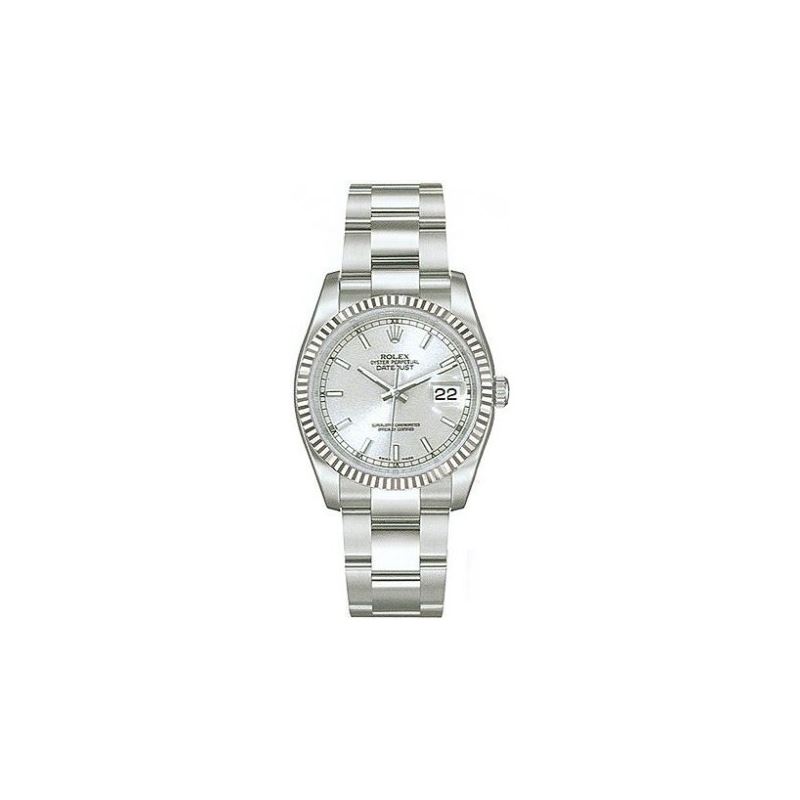 Rolex Oyster Perpetual Datejust Mens Wat 53730 1