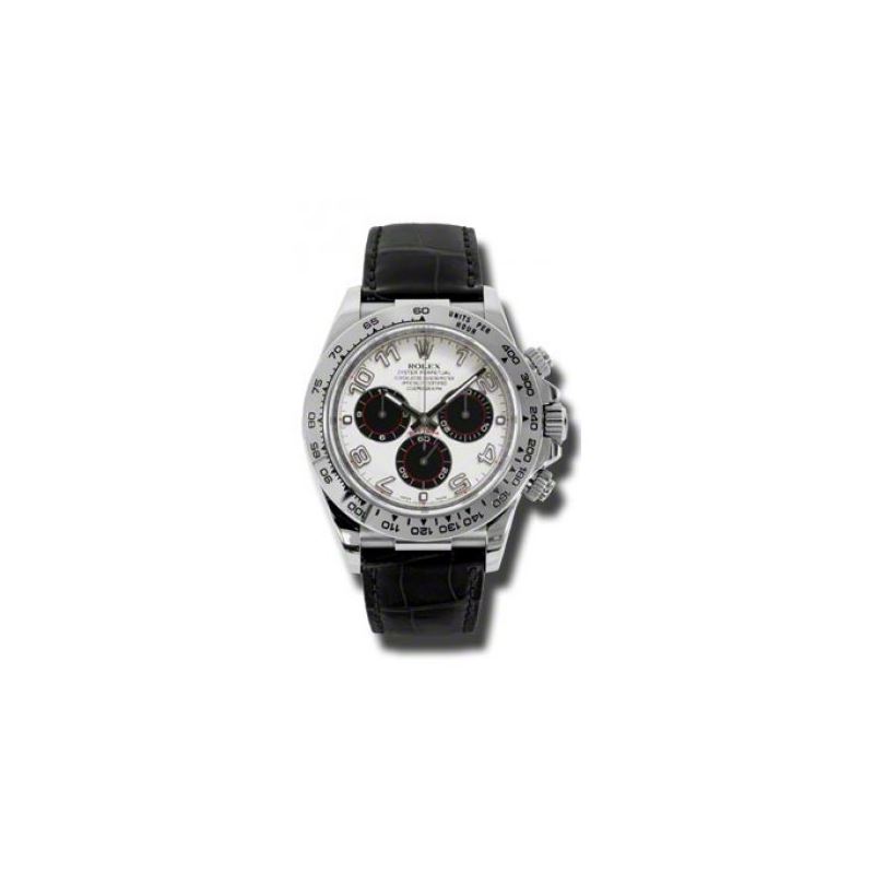 Rolex Watches  Daytona White Gold  Leath 54159 1