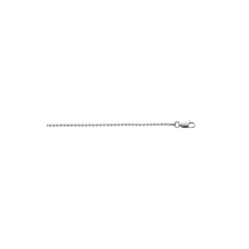 Sterling Silver 1.8 mm Wide Rhodium Fini 80720 1