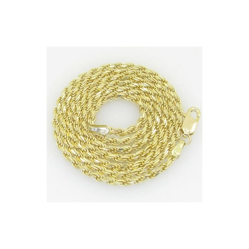 10K Yellow Gold rope chain GC7 61606 1