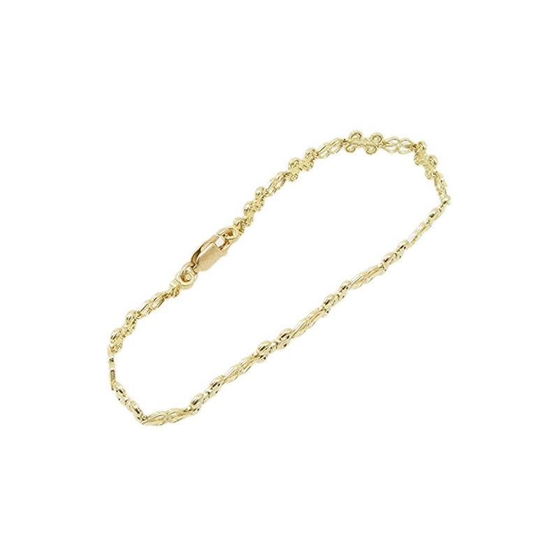 Women 10k Yellow Gold link vintage style 83042 1