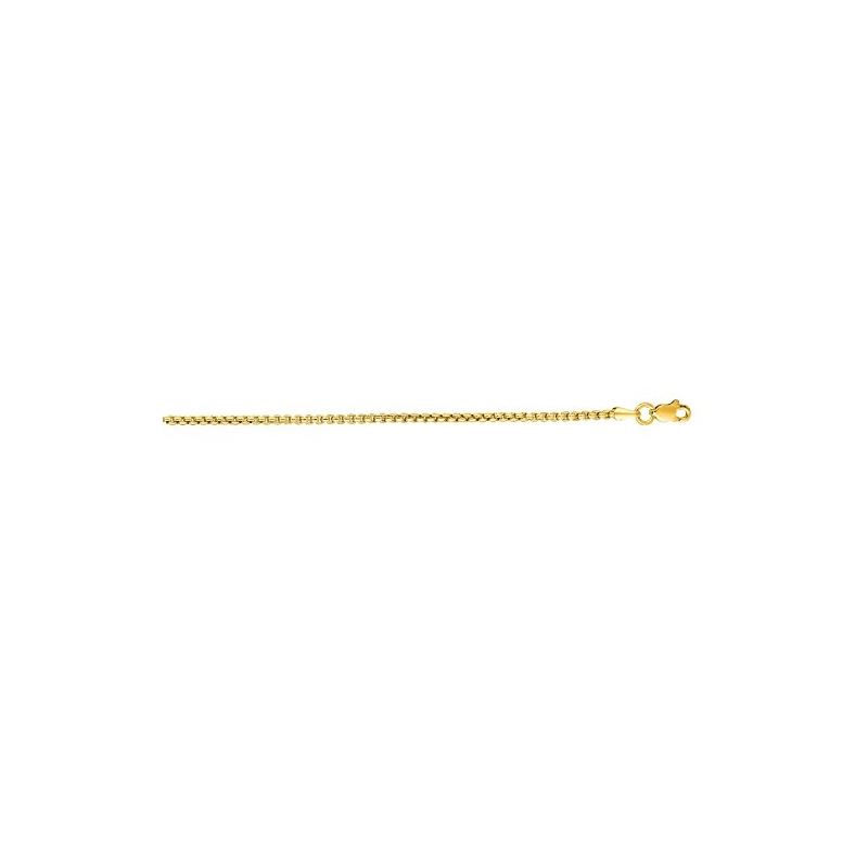 14K Yellow Gold 1.7mm wide Shiny Round B 66643 1