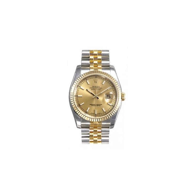 Rolex Oyster Perpetual Datejust Mens Wat 53743 1