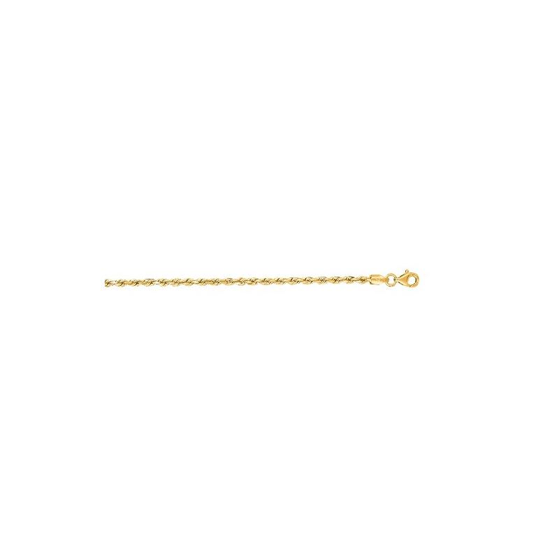 14K SOLID Yellow Gold ROPE Chain Necklac 64638 1