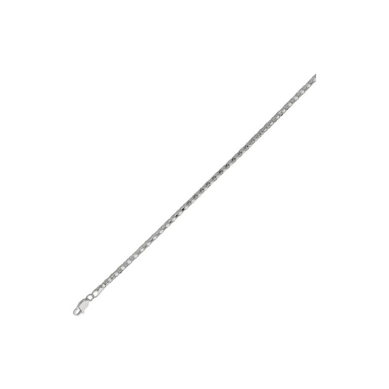 Sterling Silver 2.6 mm Wide Rhodium Popc 80722 1