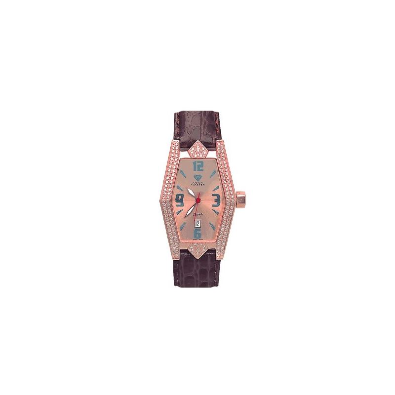 Ladies' Aqua-Diamond Watch, 1.50 Ctw-