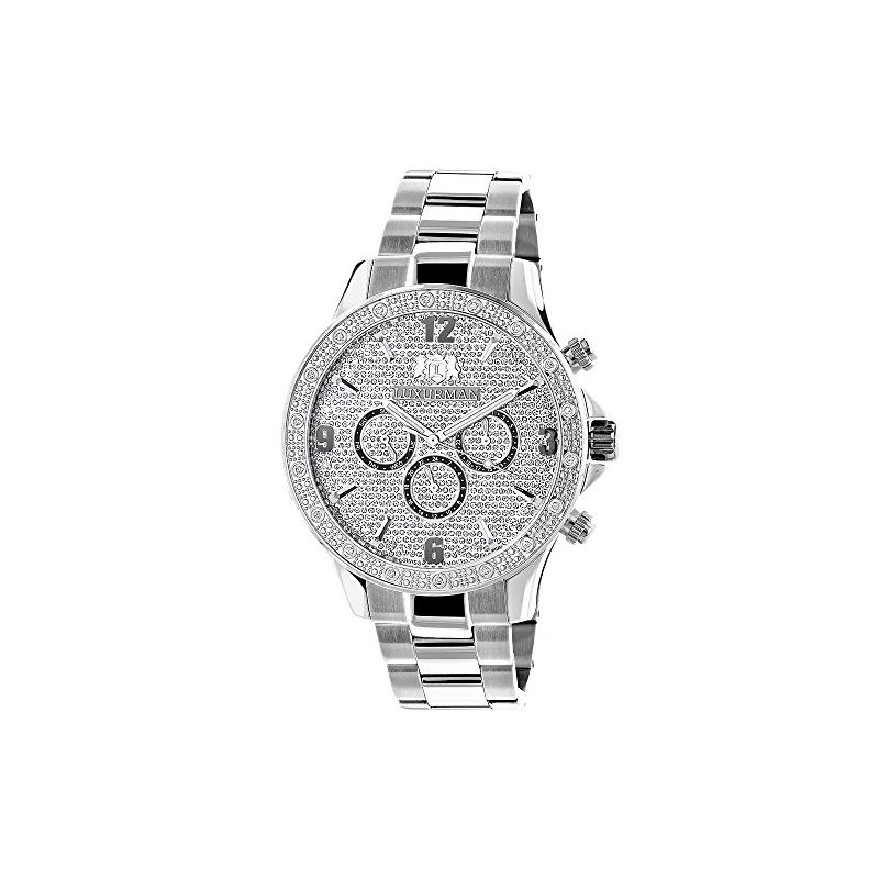 Mens Liberty Real Diamond Watches: Luxur 90931 1