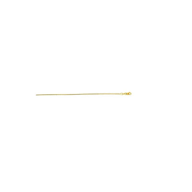 14K Yellow Gold 0.9mm wide Diamond Cut F 66395 1