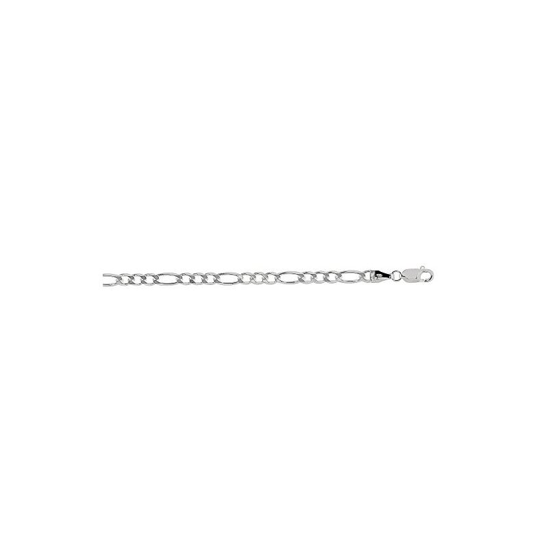 Sterling Silver 3.7 mm Wide Figaro Chain 80741 1